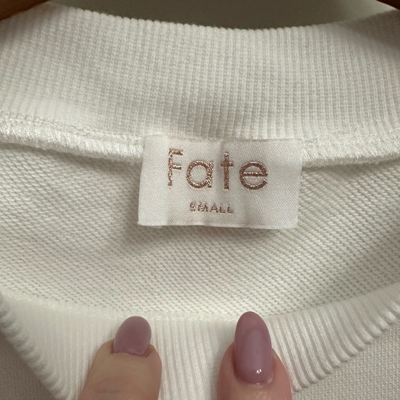 Fate Pickleball Graphic Sweatshirt – White – Size Small (NWOT) - Picture 3 of 5